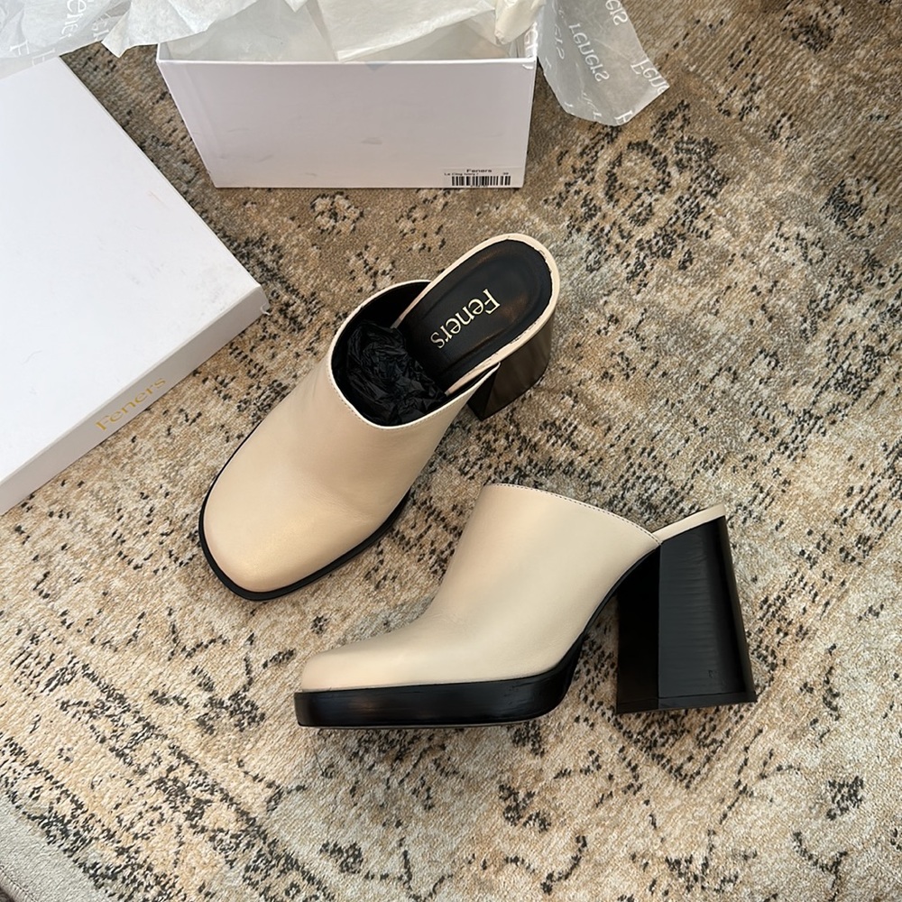 Feners Le Clog Ivory
